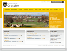 Tablet Screenshot of cressier.ch